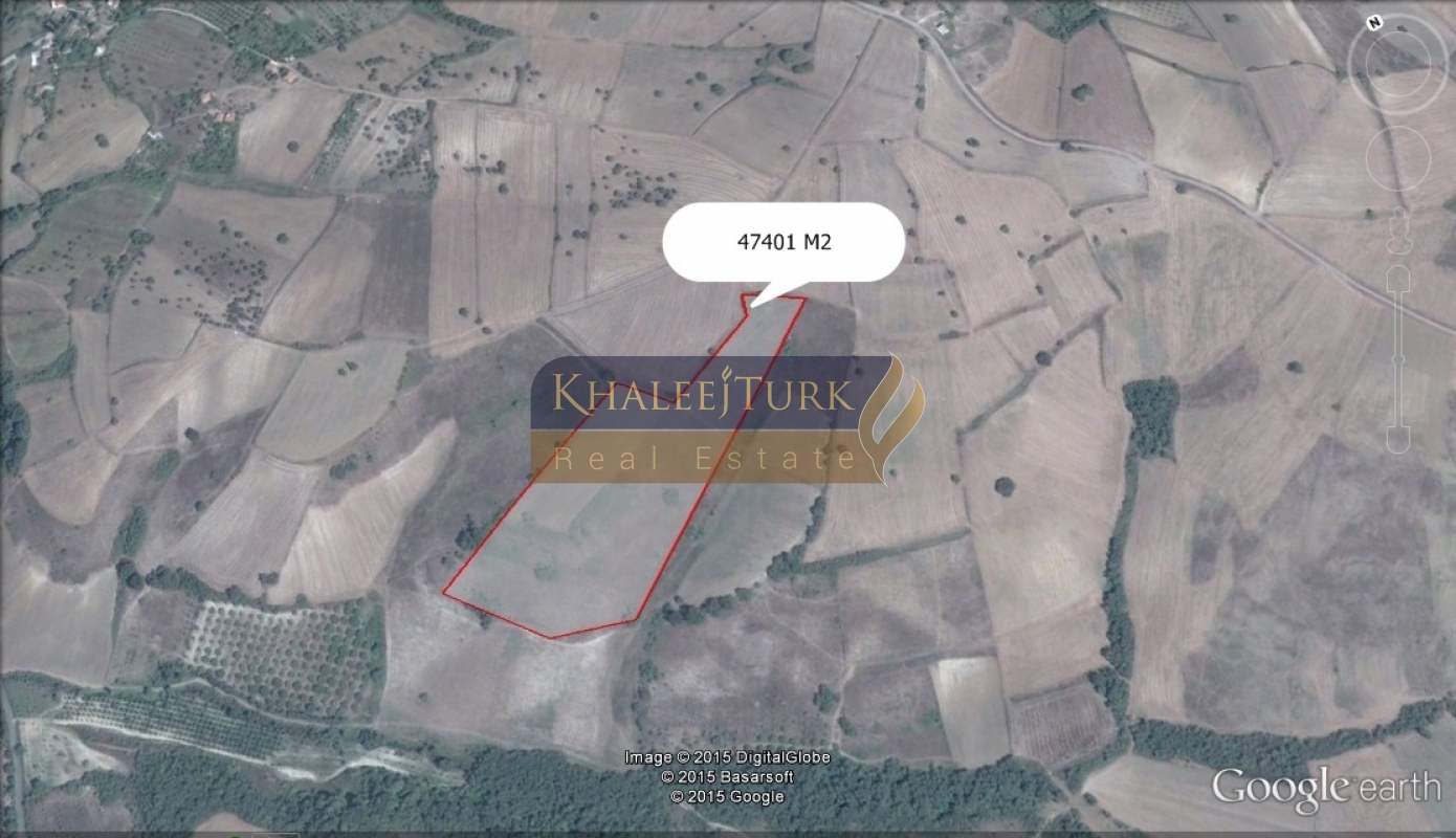 YALOVA ÇİFTLİKKÖY DEREKÖY DE 47401 M2 TARLA Satılık Arsa Çiftlikköy