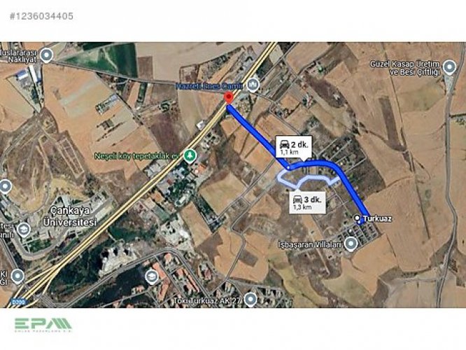 TURKUAZ DA KÖŞE KONUMLU 563m2 VİLLA PARSELİ