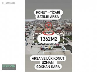 EPA EMLAK 1362 M2 TİCARİ+KONUT ARSASI CADDE ÜZERİ FIRSAT ARSA