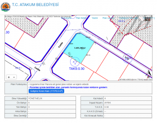 BÜYÜKKOLPINAR`DA 2 YOLA CEPHE KAT KARŞILIĞI 16 DAİRELİK ARSA