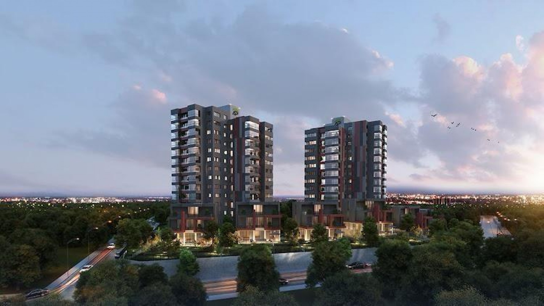 AP Forestgate|Günümüz Mimarisinde Nadir Bulunan 193 m² Net 5,5+1
