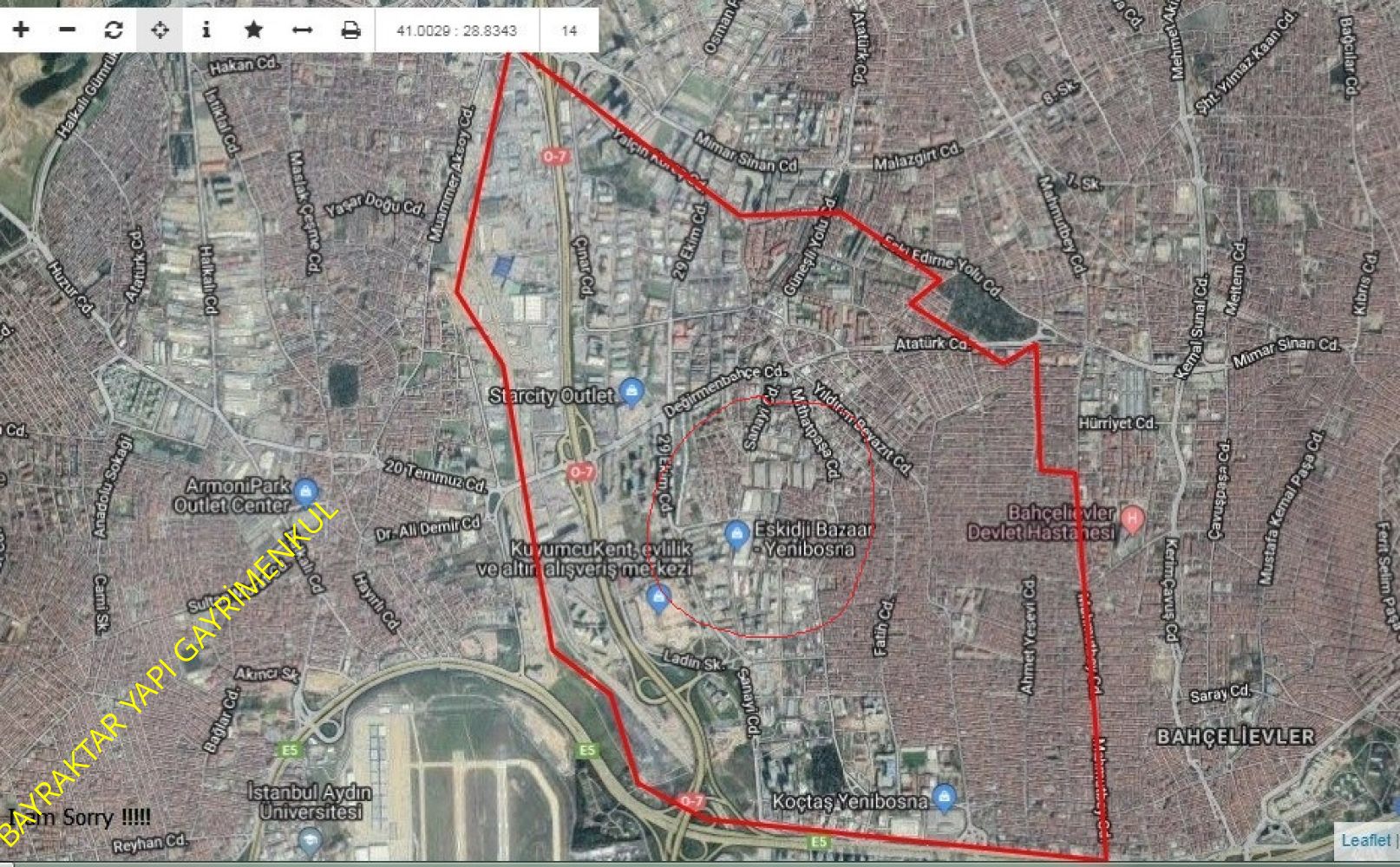Istanbul Bahcelievler Coban Cesme Mh Satilik Konut Ticari Arsa Satilik Arsa Bahcelievler