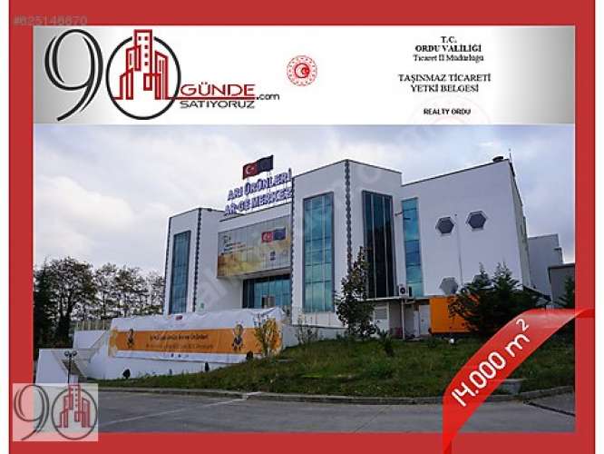 REALTY-ORDUDAN ARISAN AR-GE ARAŞTIRMA YANINDA 14 DÖNÜM ARSA