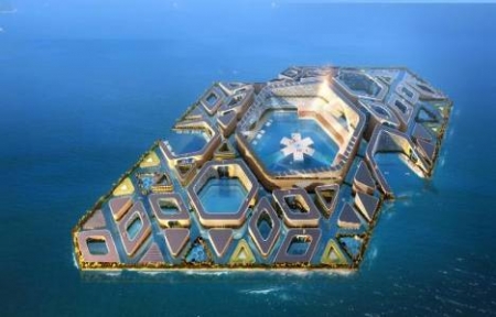 Çin`de yüzen şehir inşa edilecek!