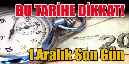 Emlak Vergi Borcu Taksitlendirmesi İçin Son Tarih !